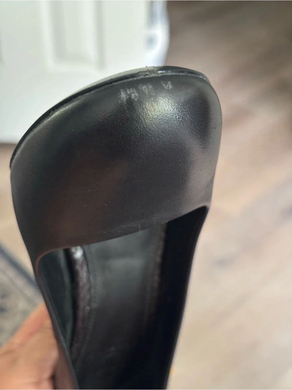 Tory Burch Black Mabel Watersnake Heel Pointed-Toe Leather Pumps
